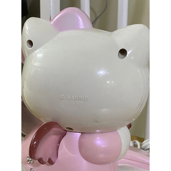 Hello Kitty Vintage Caller ID Telephone With Sparkling Jewels & Angel Wings - Picture 3 of 4